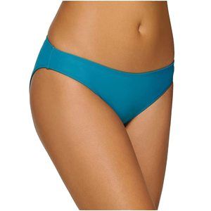 $20 Hula Honey Swimwear Bikini Large Junior Solid Classic Bottom Blue Size Large